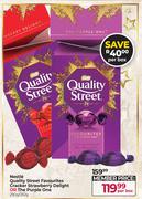 Nestle Quality Street Favourites Cracker Strawberry Delight Or The Purple One-290gm/252gm Per Box