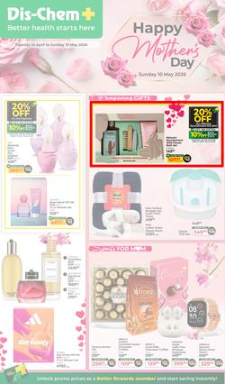 Dis-Chem : Happy Mother's Day (14 April - 10 May 2026), page 1