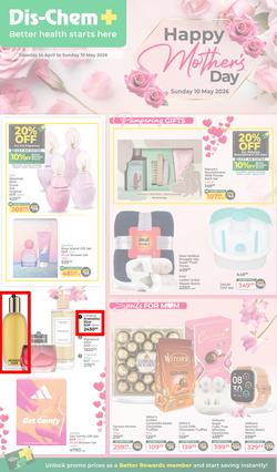 Dis-Chem : Happy Mother's Day (14 April - 10 May 2026), page 1