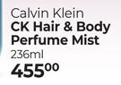 Calvin Klein Hair & Body Perfume Mist-236ml