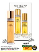 Elizabeth Taylor White Diamonds Gift Set EDT 100ml Plus EDT 30ml-Per Set