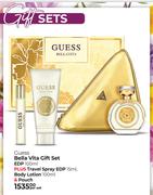 Guess Bella Vita Gift Set EDP 100ml + Travel Spray EDP 15ml, Body Lotion 100ml & Pouch-Per Set
