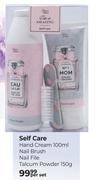 Nature's Edition Self Care Hand Cream 100ml,Nail Brush,Nail File,Talcum Powder 150g
