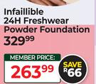 L'Oreal Infaillible 24H Freshwear Powder Foundation
