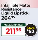 L'Oreal Infaillible Matte Resistance Liquid Lipstick