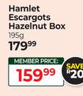 Hamlet Escargots Hazelnut Box-195g