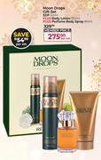 Moon Drops Gift Set (EDP 30ml + Body Lotion 150ml + Perfume Body Spray 90ml)-Per Set