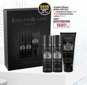 Yardley London English Blazer Black Gift Set (2 x Deodorant Spray 125ml)-Per Set