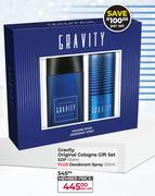 Gravity Original Cologne Gift Set (EDP 100ml Plus Deodorant Spray 120ml)-Per Set