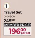 The Luxury Bathing Company Glow 3-Piece Travel Set-Per Set