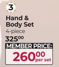 The Luxury Bathing Company Glow 4-Piece Hand & Body Set-Per Set