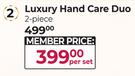 The Luxury Bathing Company 2-Piece Luxury Hand Care Duo-Per Set