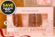 The Luxury Bathing Company 4-Piece Travel Set-Per Set