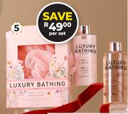 The Luxury Bathing Company 3-Piece Luxury Travel Set-Per Set