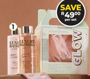 The Luxury Bathing Company Glow 3-Piece Travel Set-Per Set