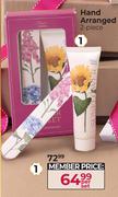 Flower Market 2-Piece Hand Arraned-Per Set