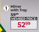 Mirror With Tray