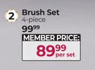 Brush Set (4-Piece)-Per Set