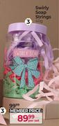 Swirly Soap Strings-40g Per Set