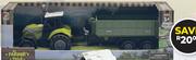 A Farmer's Tale 1:48 Friction Power Farm Tractor With Trailer