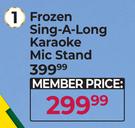Disney Frozen Sing-A-Long Karaoke Mic Stand 