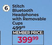 Disney Stitch Bluetooth Headphones With Removable Cups