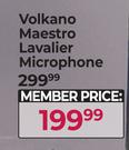 Volkano Maestro Lavalier Microphone
