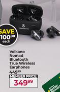 Volkano Nomad Bluetooth True Wireless Earphones