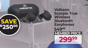 Volkano Scorpio True Wireless Bluetooth Earphones