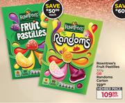 Rowntree's Fruit Pastilles 320g Or Randoms Carton-Each