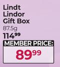 Lindt Lindor Gift Box-87.5g