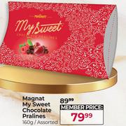 Magnat My Sweet Chocolate Pralines Assorted-160g