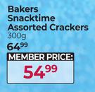 Bakers Snacktime Assorted Crackers-300g