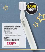 Dquip Electronic Bikini Trimmer 2 In 1 3 Piece