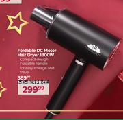 Reflections Foldable DC Motor Hair Dryer 1800W