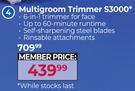 Philips Multigroom Trimmer S3000