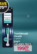 Philips Toothbrush Heads 2 Pack-Per Pack