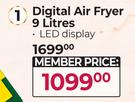Stellar Digital 9L Air Fryer