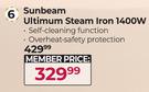 Sunbeam Ultimum Steam Iron 1400W