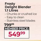 Milex Frosty Delight Blender 1.1L