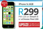 iPhone 5c 8GB-On Smart S Or uChoose Flexi 200