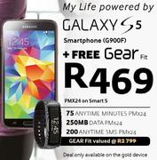 Samsung Galaxy Smartphone S5 G900F+ Free Gear Fit-On Smart S