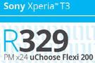 Sony Xperia T3-On uChoose Flexi 200
