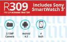 Sony Xperia E1 Including Sony Smart Watch 3-On uChoose Flexi 150