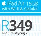 Apple iPad Air 16GB With Wi-Fi & Cellular-On MyGig 2