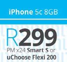 Apple iPhone 5c 8GB-On Smart S or uChoose Flexi 200