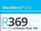 BlackBerry Q10-On uChoose Flexi 150