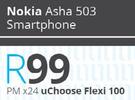 Nokia Asha 503 Smartphone-uChoose Flexi 100