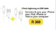 Kanex 2 Pack Lightning To USB Cable