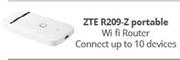 ZTE R209-Z Portable Wi-Fi Router Connect Up To 10 Devices-On 500MB